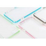 Wholesale iPhone SE (2020) / 8 / 7 LED Flash Clear Hybrid Case (Pink)